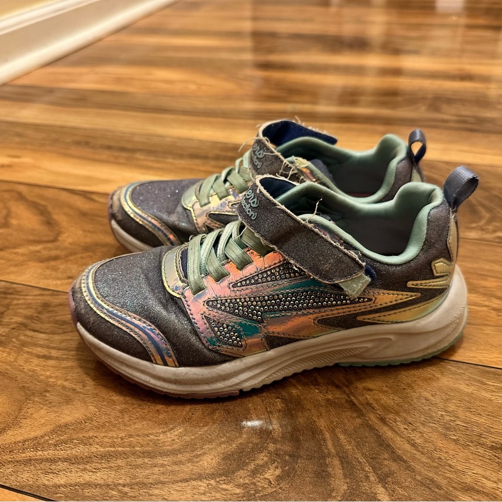 Skechers Speed Racer Magical multicolor Athletic Sneaker little girls size 13